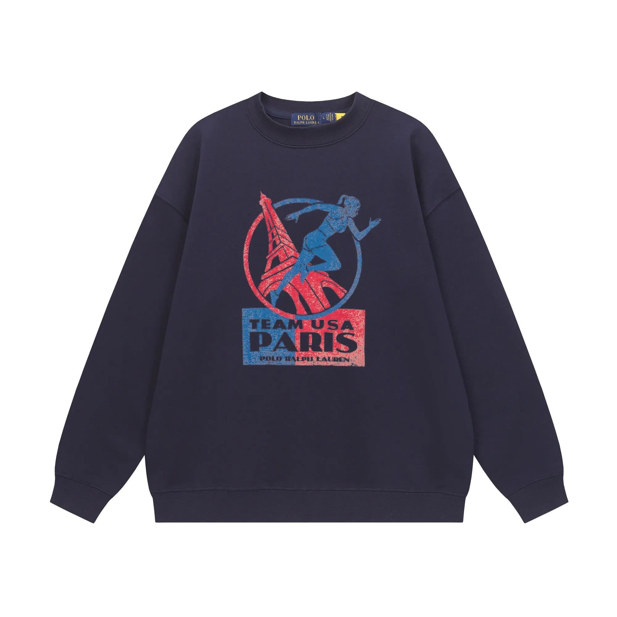 P200 Long-term stock] RalphLauren/Ralph Lauren 2025 autumn and winter new bear letter print 420g heavy large terry sweatshirt Ralph Lauren's age-reducing item, the coat fabric is made of 85% cotton ➕15% polyester, which not only retains the softness, comfort and breathability of cotton, but also adds the wear resistance and wrinkle resistance of polyester fiber, making the clothes more durable and easy to care for. Even in slightly cooler weather, you won't feel stuffy when wearing it. This kind of fabric has a natural crisp feel and is not easy to pill or deform. The bear on the chest is printed with English letters. It is full of color, full of three-dimensionality, and lifelike, adding a bit of liveliness and interest to the whole sweatshirt. There is no pressure to dress, regardless of age or gender. Complete accessories! Color: black, white, navy blue, light floral gray Size: M-L-XL-XXL